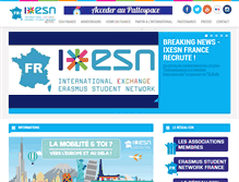 Tablet Screenshot of ixesn.fr